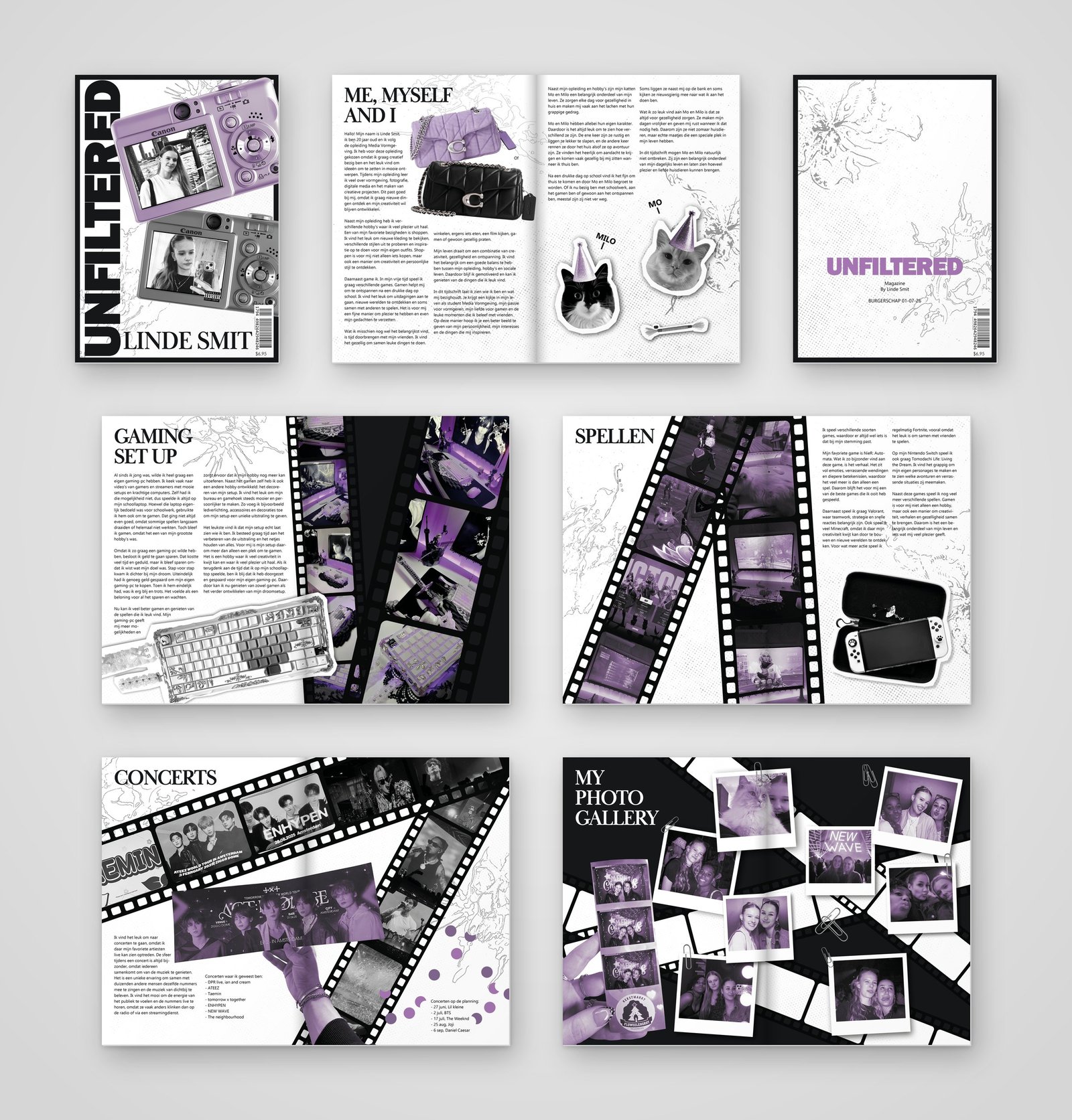 Unfiltered — Alle spreads